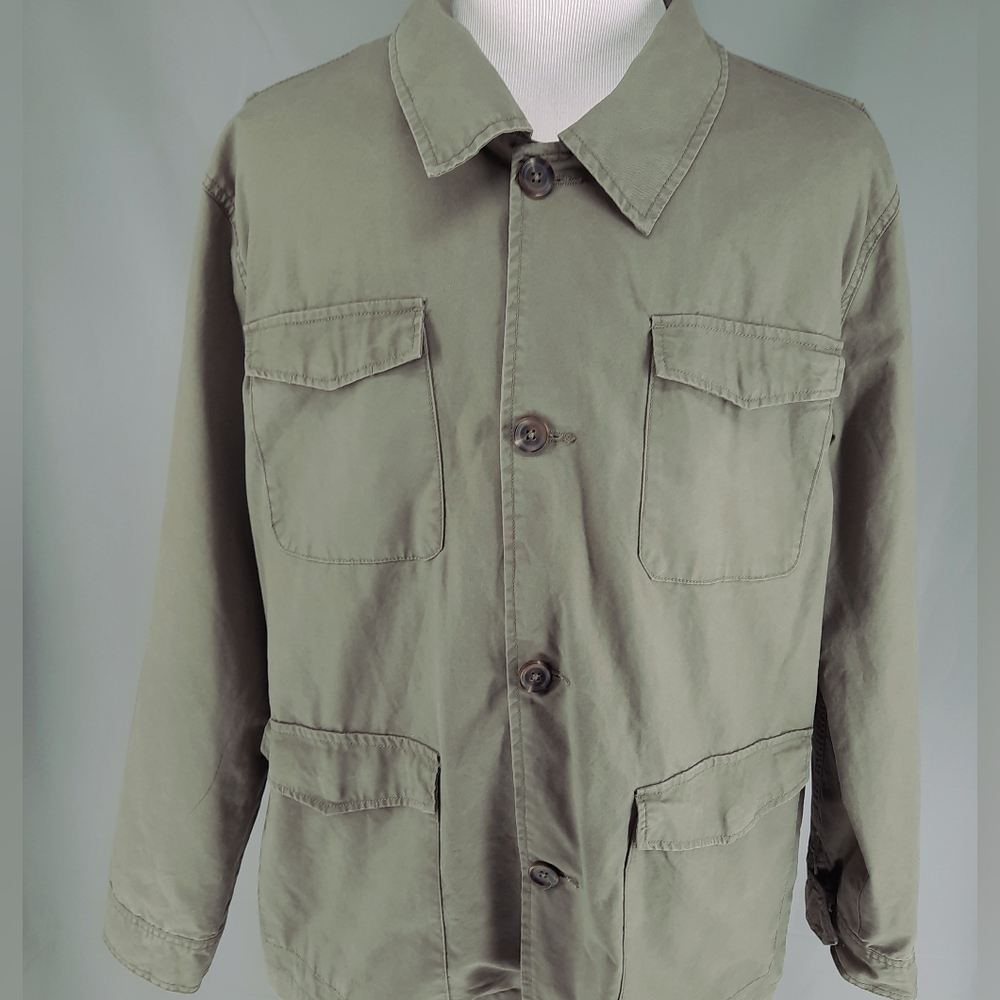 NEW Arizona Jeans Company Olive Green Field Jacket Men's Size XL